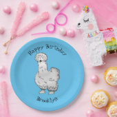 Silkie-Hühner-Cartoon Pappteller (Party)