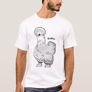 Silkie-Hühner-Cartoon T-Shirt