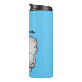 Silkie-Hühner-Cartoon Thermosbecher (Nach rechts gedreht)