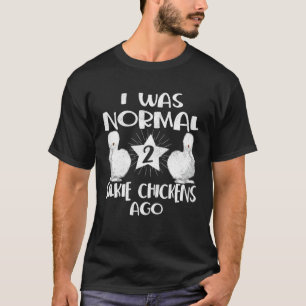 Silkie-Hühnerfarm Ich war vor 2 chinesischen Seide T-Shirt