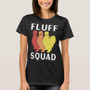 Silkie-Hühnersquad-Team-Bauernhof-chinesische Seid T-Shirt