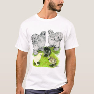Silkie kleine Spritzen-Familie T-Shirt