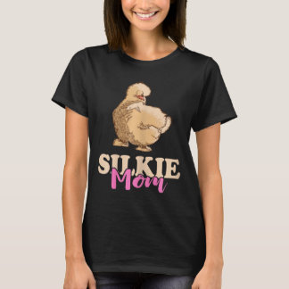 Silkie-Mutter Seidenhuhn Glatt Kuschelvogel Silkie T-Shirt