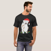 Silkie Silky Chicken Funny Christmas Graphic  T-Shirt (Vorne ganz)