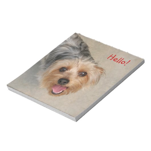 Silkie Terrier Notizblock (Rotiert)