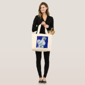Silkie Tote Bag Jumbo Stoffbeutel (Vorderseite (Model))