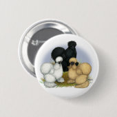 Silkie Trio Button (Vorne & Hinten)