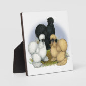 Silkie Trio Fotoplatte (Vorderseite)