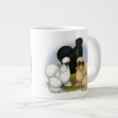 Silkie Trio Jumbo-Tasse (Vorderseite Rechts)