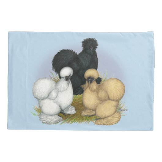 Silkie Trio Kissenbezug (Rückseite)