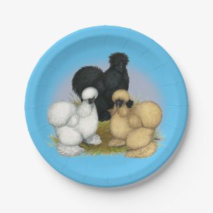 Silkie Trio Pappteller