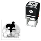 Silkie Trio Permastempel (Beispiel)