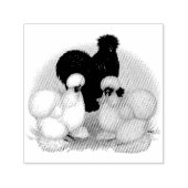 Silkie Trio Permastempel (Design)