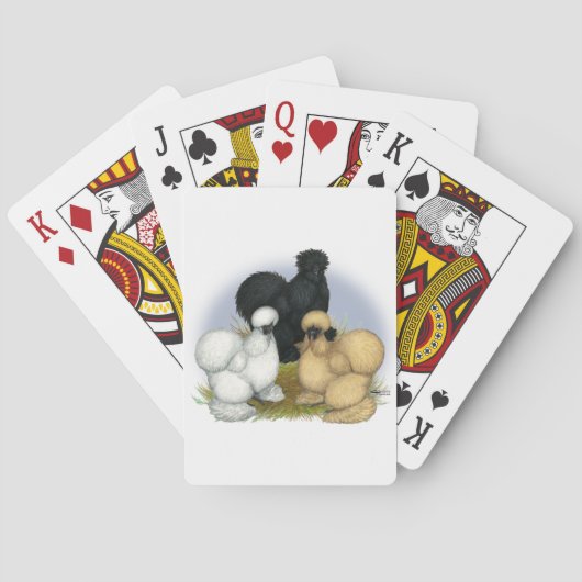 Silkie Trio Spielkarten (Rückseite)