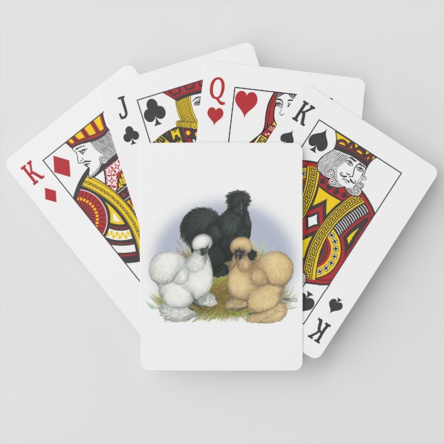 Silkie Trio Spielkarten (Rückseite)
