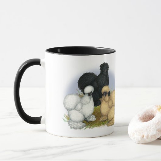Silkie Trio Tasse (Mit Donut)