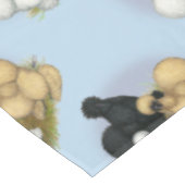 Silkie Trio Tischdecke (Schrägansicht)