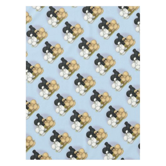 Silkie Trio Tischdecke (Vorderseite)