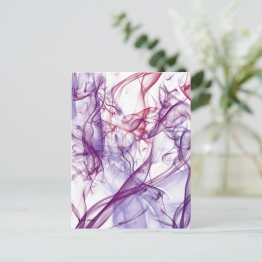 Silky Abstrakt Postkarte (Stehend Vorderseite)