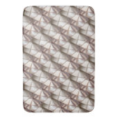 Silky beige mit Relief- oder Tiefenformen Badematte (Vorderseite Vertikal)