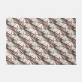 Silky beige mit Relief- oder Tiefenformen Fußmatte (Vorderseite)