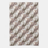 Silky beige mit Relief- oder Tiefenformen Geschirrtuch (Vertikal)