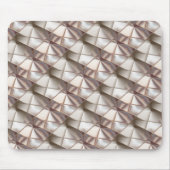 Silky beige mit Relief- oder Tiefenformen Mousepad (Vorne)