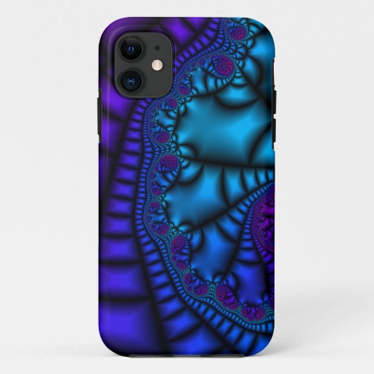 Silky Blue Case-Mate iPhone Hülle (Rückseite)