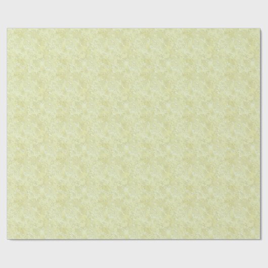 Silky Faux Moire Pattern in Shimmering Yellow Geschenkpapier (Flach)