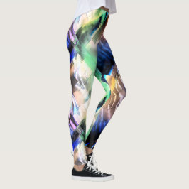 Silky Floating in sanften abstrakten Mosaiken Leggings
