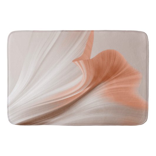 Silky Furl Touch Peach Badematte (Vorderseite)
