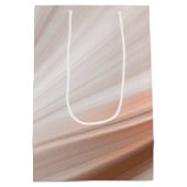 Silky Furl Touch Peach Mittlere Geschenktüte (Rückseite)