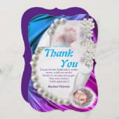 Silky Ivory Pearl Baby als Ihre Karte (Vorne/Hinten)