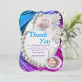 Silky Ivory Pearl Baby als Ihre Karte (Stehend Vorderseite)