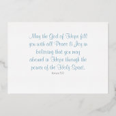 Silky Maggie Goat Foil Holiday Card Folieneinladung (Rückseite)