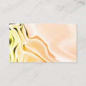 Silky Peach Design Business Card Visitenkarte (Rückseite)