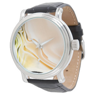 Silky Peach Design Watch Armbanduhr