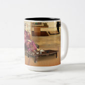 Silky Rice Powder Zweifarbige Tasse (VorderseiteRechts)