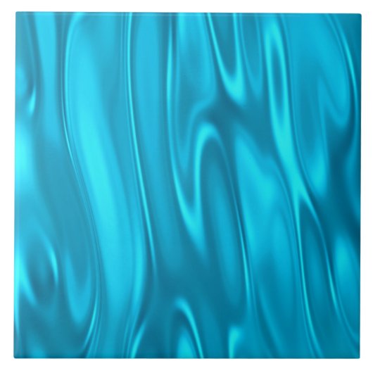 Silky Shiny Turquoise Fliese (Vorderseite)