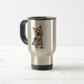 Silky Terrier (B) Reisebecher (Vorderseite Links)