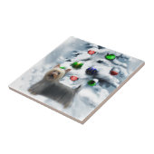 Silky Terrier Christmas Fliese (Seite)