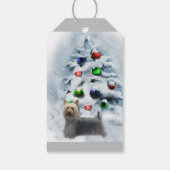 Silky Terrier Christmas Geschenkanhänger (Rückseite)