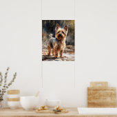Silky Terrier Dog Art Print Poster (Küche)