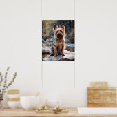 Silky Terrier Dog Art Print Poster (Küche)