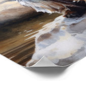 Silky Terrier Dog Art Print Poster (Ecke)