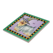 Silky Terrier Hexch Fliese (Seite)