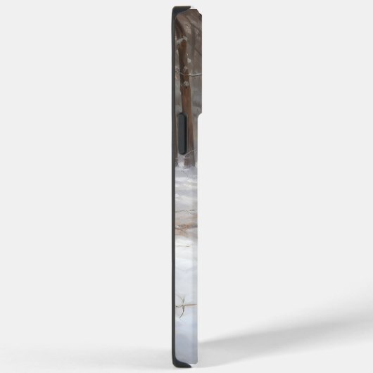 Silky Terrier lässt es Weihnachten schnee Case-Mate iPhone Hülle (Rückseite / Rechts)