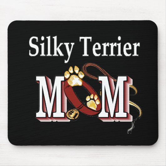 Silky Terrier MAMA Geschenke Mousepad (Vorne)