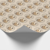 Silky Terrier Painting - Niedliche Hundekunst Geschenkpapier (Ecke)