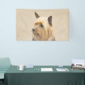 Silky Terrier Painting - Niedliche Original Dog Ar Banner (Messeveranstaltung)